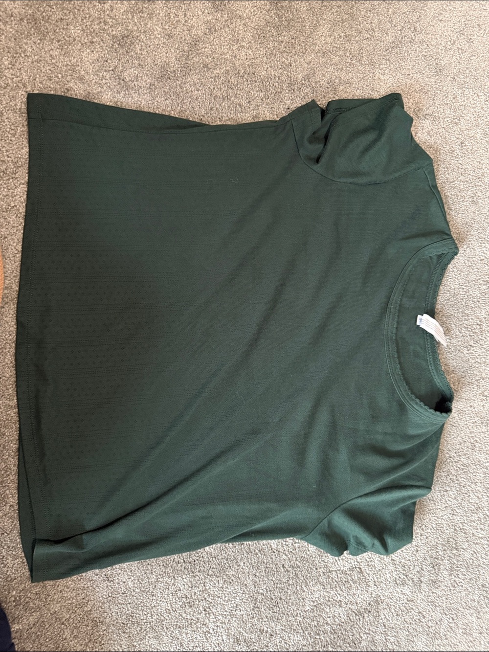 Auden Forest Green Short Sleeve Turtleneck Tee